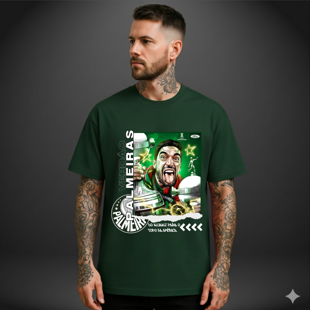 Camiseta Palmeiras Tri Libertadores