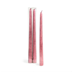 Vela Banquete - Rose Perolada - 25cm - 2 unidades - Cromus - Rizzo