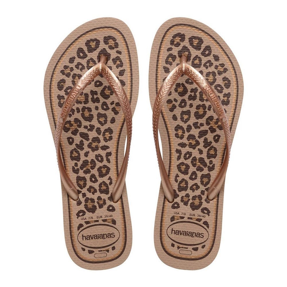 Havaianas Slim Animals Gold/Rose em Oferta na Shopee