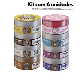 Kit 6 Ceras Modeladoras Capilar Zeus Biofiori Fixação Forte Brilho Profissional em Oferta na Shopee