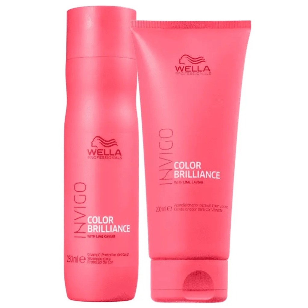 Kit Wella Invigo Color Brilliance - Shampoo 250ml + Condicionador 200ml