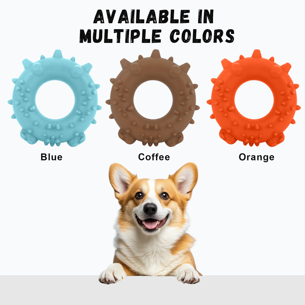 Brinquedo de Mastigar para Grandes Cachorro Limpeza Dental Moagem Resistente Sabor de amendoim
