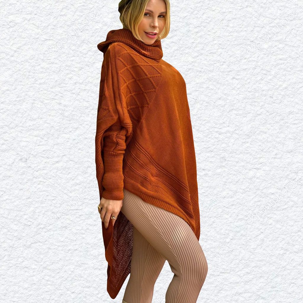 Blusa de Frio Lã Quentinha Feminina Casual Tamanho G Plus Size veste 38 a 46