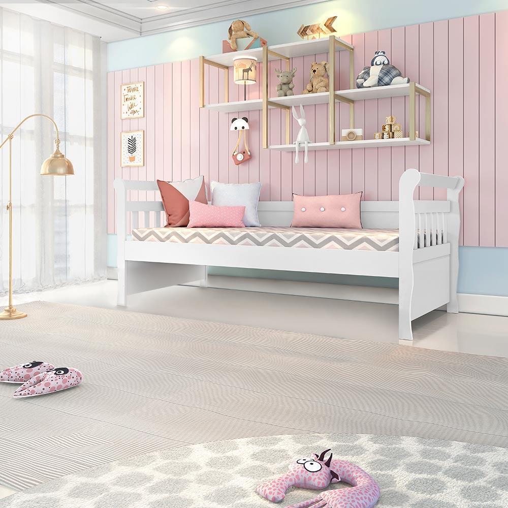 Cama Babá Júlia Branco Carolina Baby em Oferta na Shopee