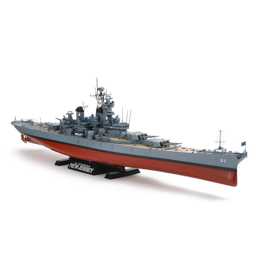 TAMIYA 1350 Navio Série No28 Navio de Guerra da Marinha dos EUA BB-62 Nova Jersey Modelo de Plástico 78028