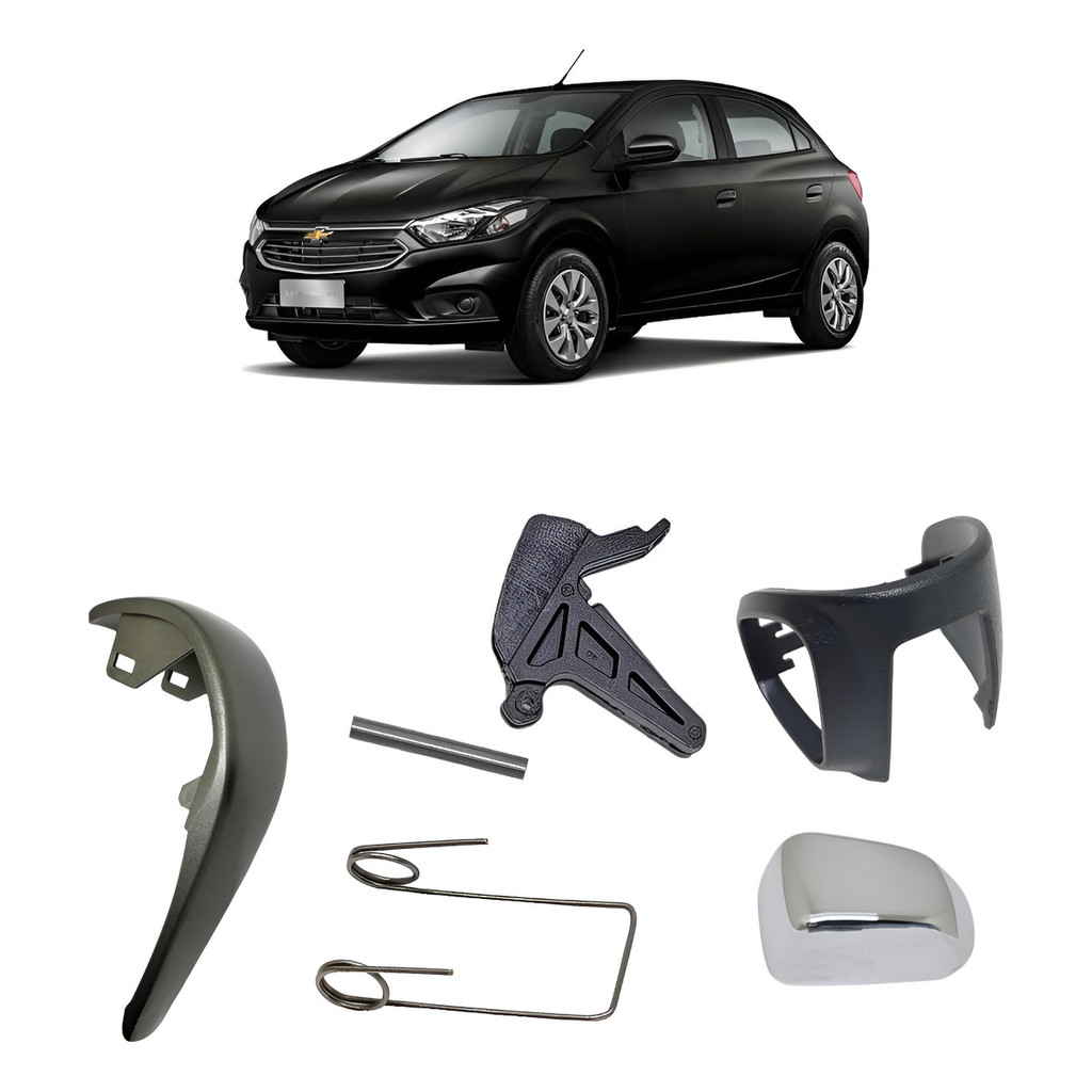 Kit Reparo Manopla Câmbio Automático Onix Activ 2014 A 2019 - Preto