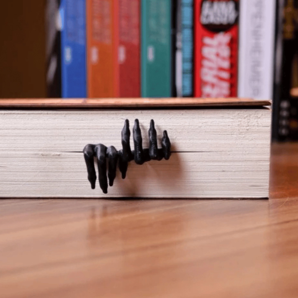 Marcador Pagina Mão de Esqueleto Terror Livro Caderno BOOKMARK Criativo Leitura Divertido personalizado em Oferta na Shopee