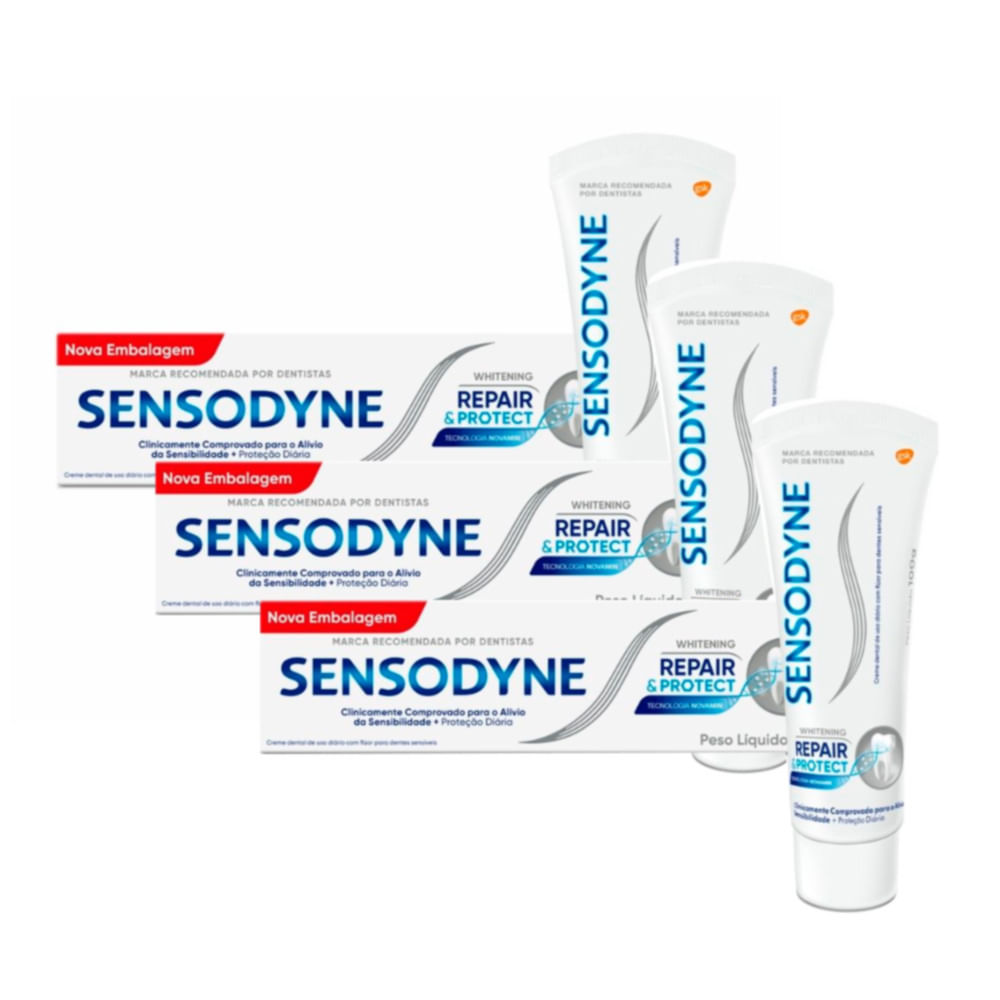 Creme Dental Sensodyne Repair Protect Whitening: Onde Comprar | BuscaProdutos