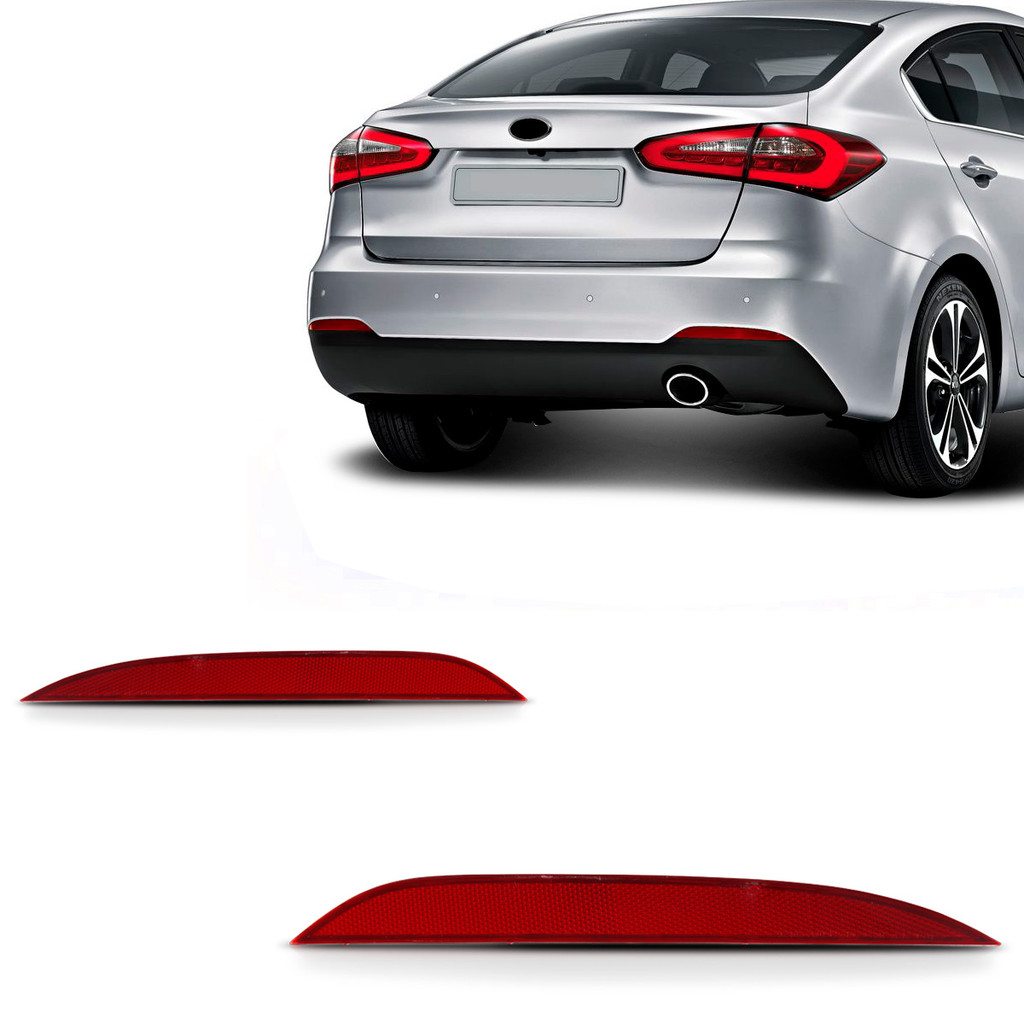 Par Refletor Parachoque Traseiro Cerato 2014 2015 2016