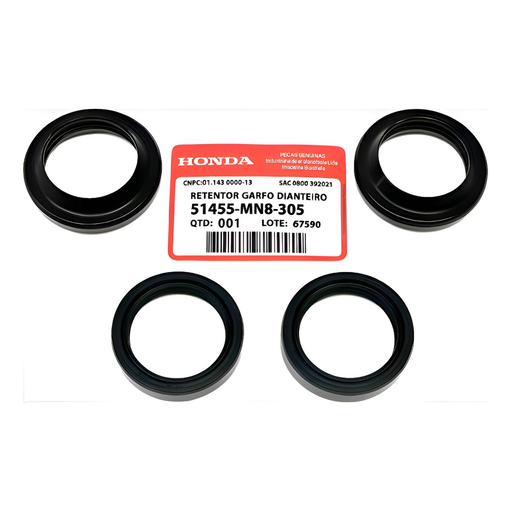 Retentor Guarda Pó Honda Cb600 Hornet 2009 2010 2011 Par Nok