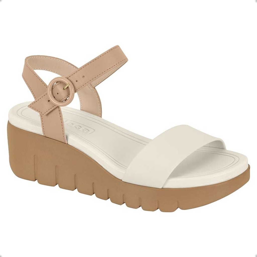 Sandália Feminina Moleca Papete Plataforma Tratorada Leve Original 5536.100 em Oferta na Shopee