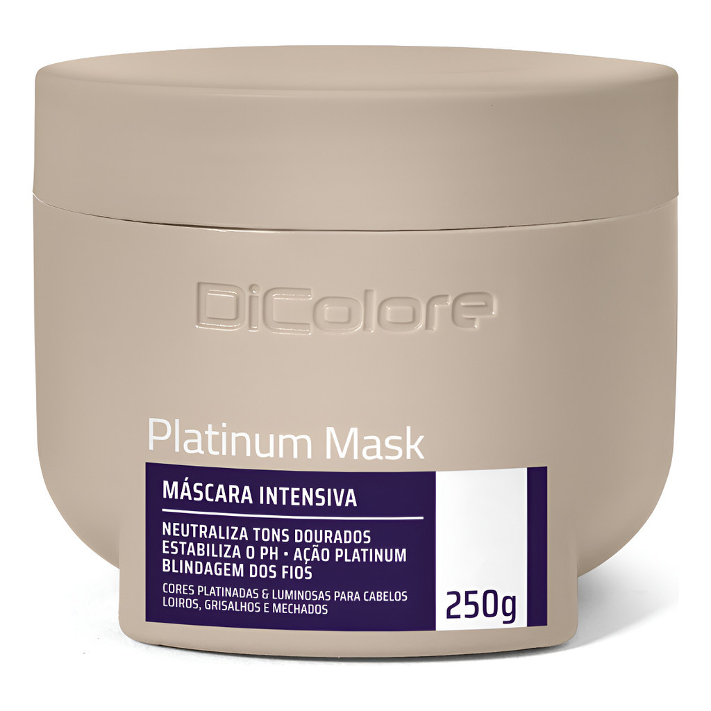 Dicolore Máscara Matizadora Intensiva Platinum Mask 250g