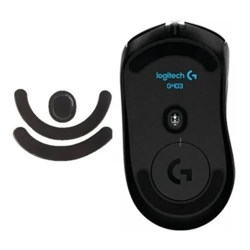Pé Skate Feet Compativel com Mouse Logitech G403 G603 G703 - Preto