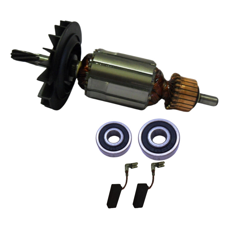 11253 New GBH2-24D GBH2-24DRE Bosch Martelete Induzido Rotor 110V Rolamentos Escovas Carvão