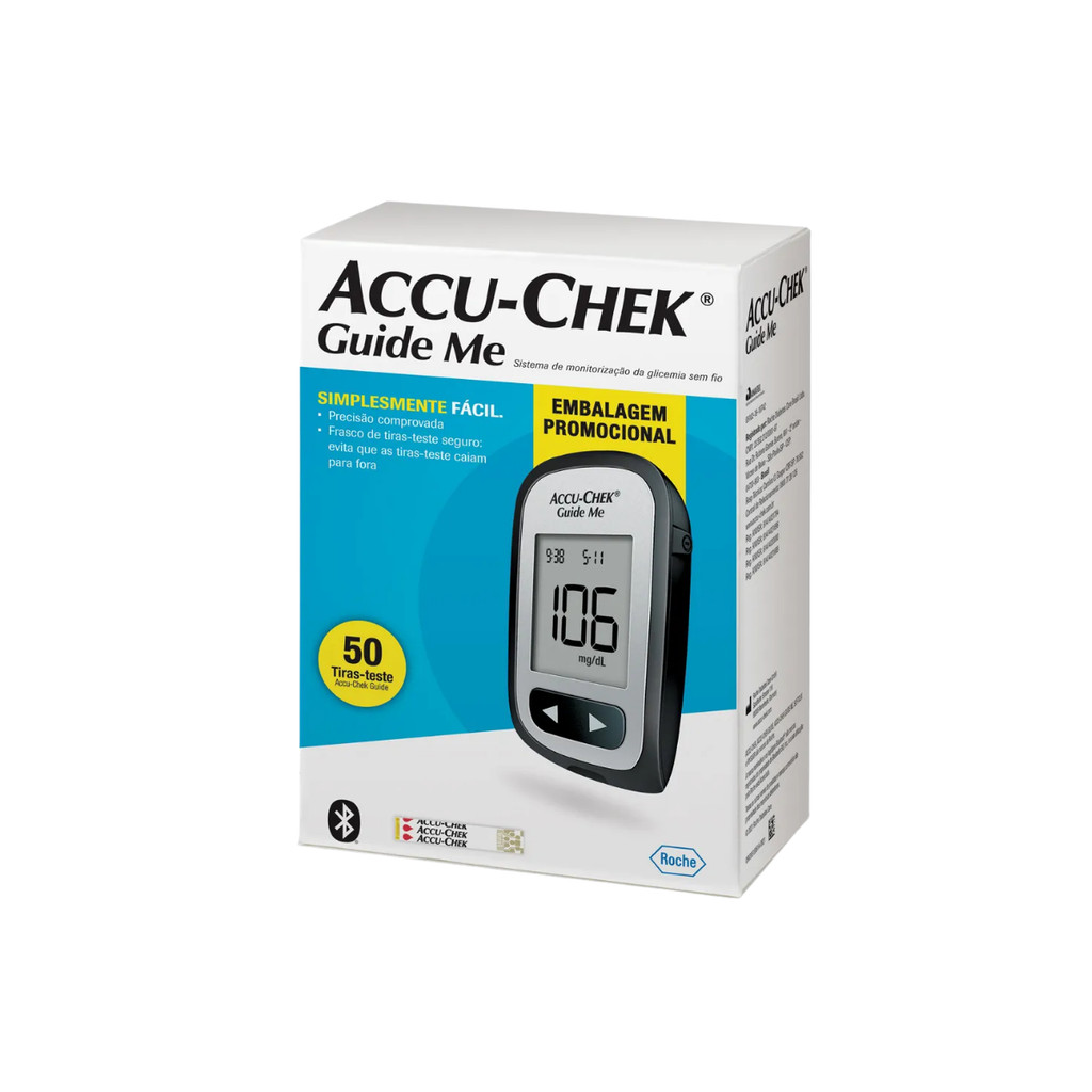 Ap Accu Check Kit Guide Me c/50 Tiras - Roche