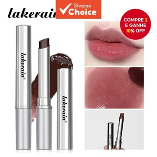 Novo Batom Hidratante Lakerain Tinted Lip Balm Black Honey de longa duração em Oferta na Shopee