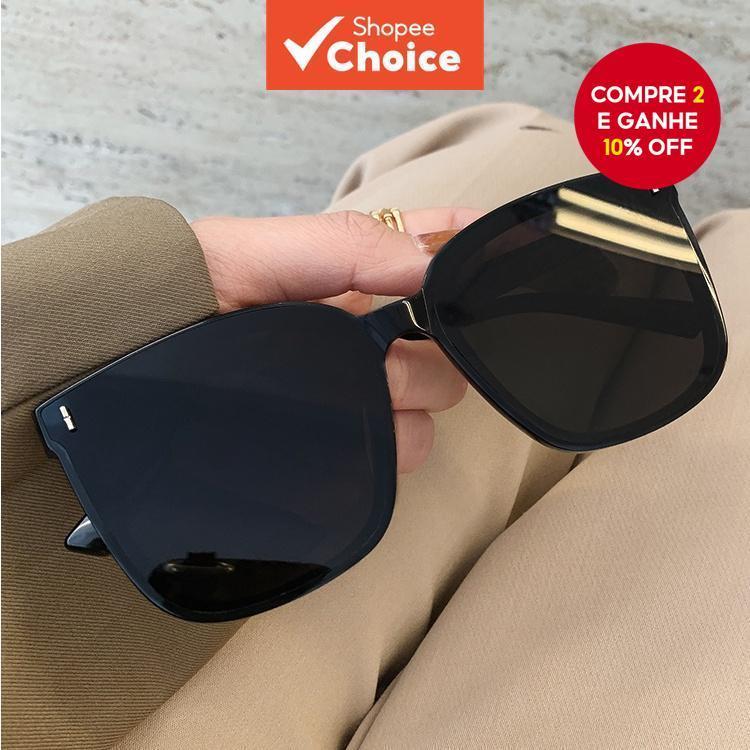 Óculos De Sol Estéticos UV400 Para Homens E Mulheres Elegantes Moda Proteção em Oferta na Shopee