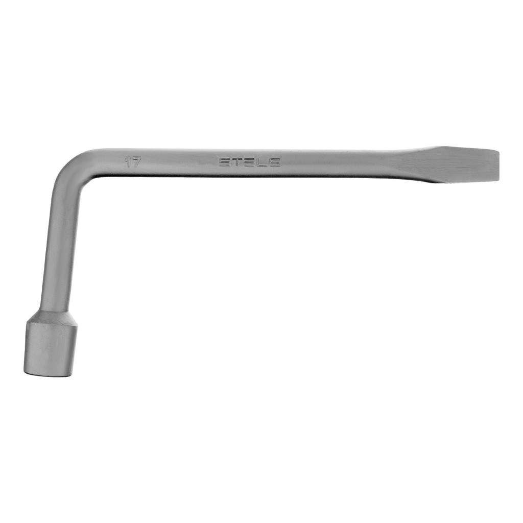 CHAVE DE RODA TIPO L COM ESPATULA, CRV, 17MM, 1PC // STELS — imagem 2 de 2