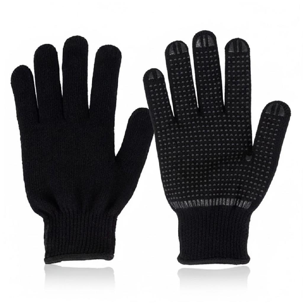 Pares De Luvas Segurança Tricotada Preta Leve Com Pigmento em Oferta na Shopee