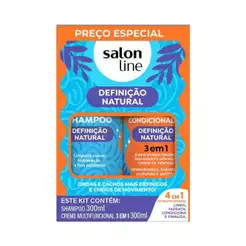 Kit Shampoo & Creme Multifuncional Salon Line Definição Natural