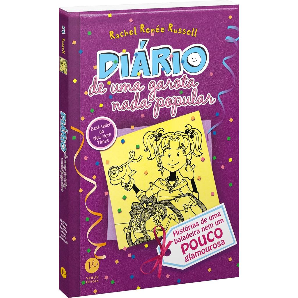 Livro - Diário de Uma Garota Nada Popular  2 - Histórias de Uma Baladeira Nem Um pouco Glamurosa - Capa Cartão