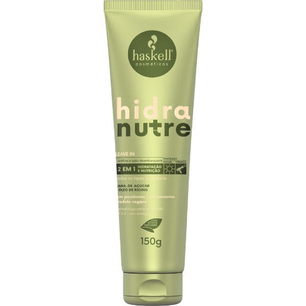 Leave in Finalizador Hidranutre 150gr Haskell | Hidratação, nutrição e proteção para todos os tipos de cabelo em Oferta na Shopee