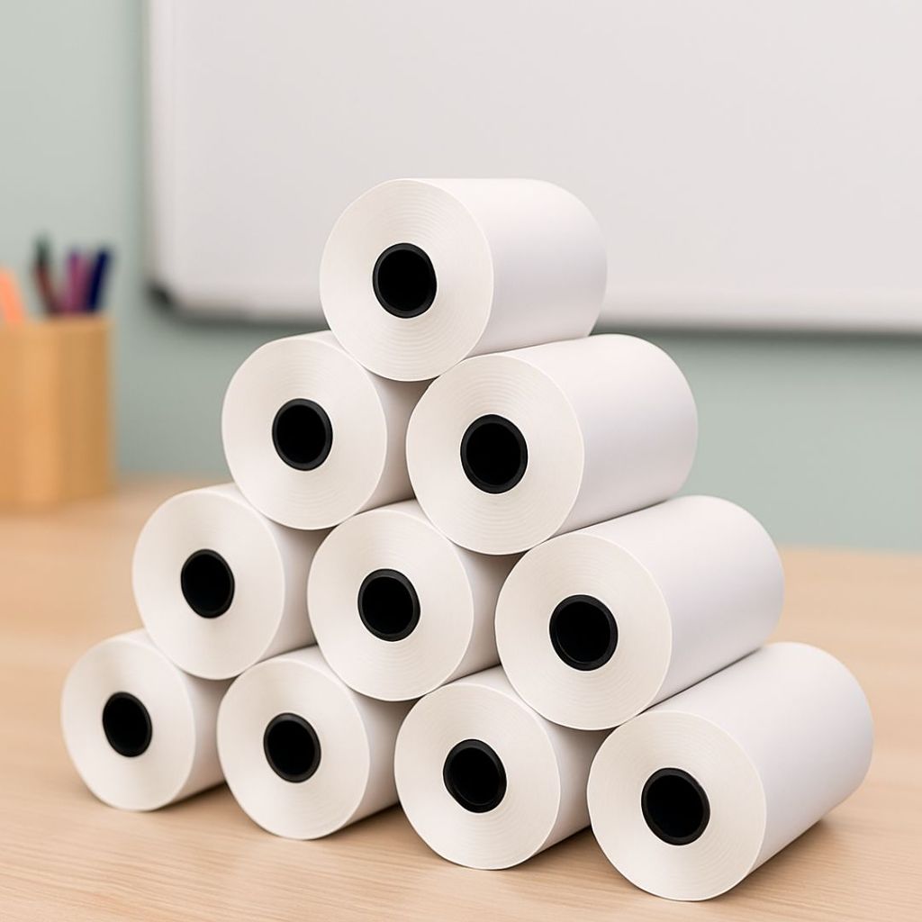 Kit Com4 Rolos Etiqueta Térmica 10x15 100x150 Serrilha 200 Etiqueta