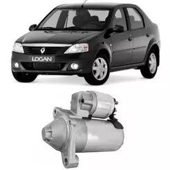 Motor Partida Arranque Renault Logan 2007 A 2015 Valeo