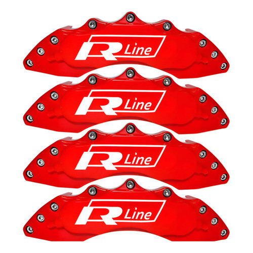 Capas Pinça De Freio Reforçada R-line Kit 4 + Cola