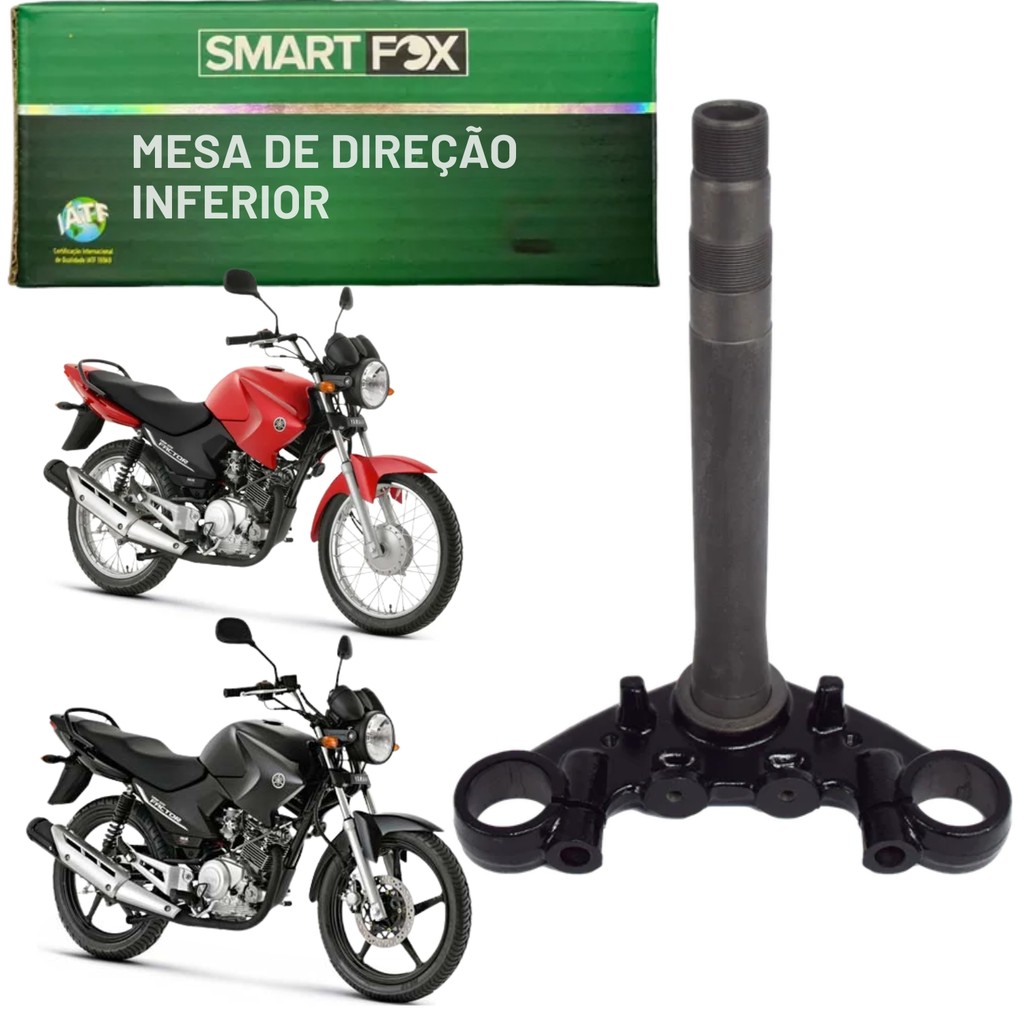 MESA DE DIREÇÃO COLUNA INFERIOR SMARTFOX YAMAHA YBR FACTOR 125 K E ED 2009 A 2016