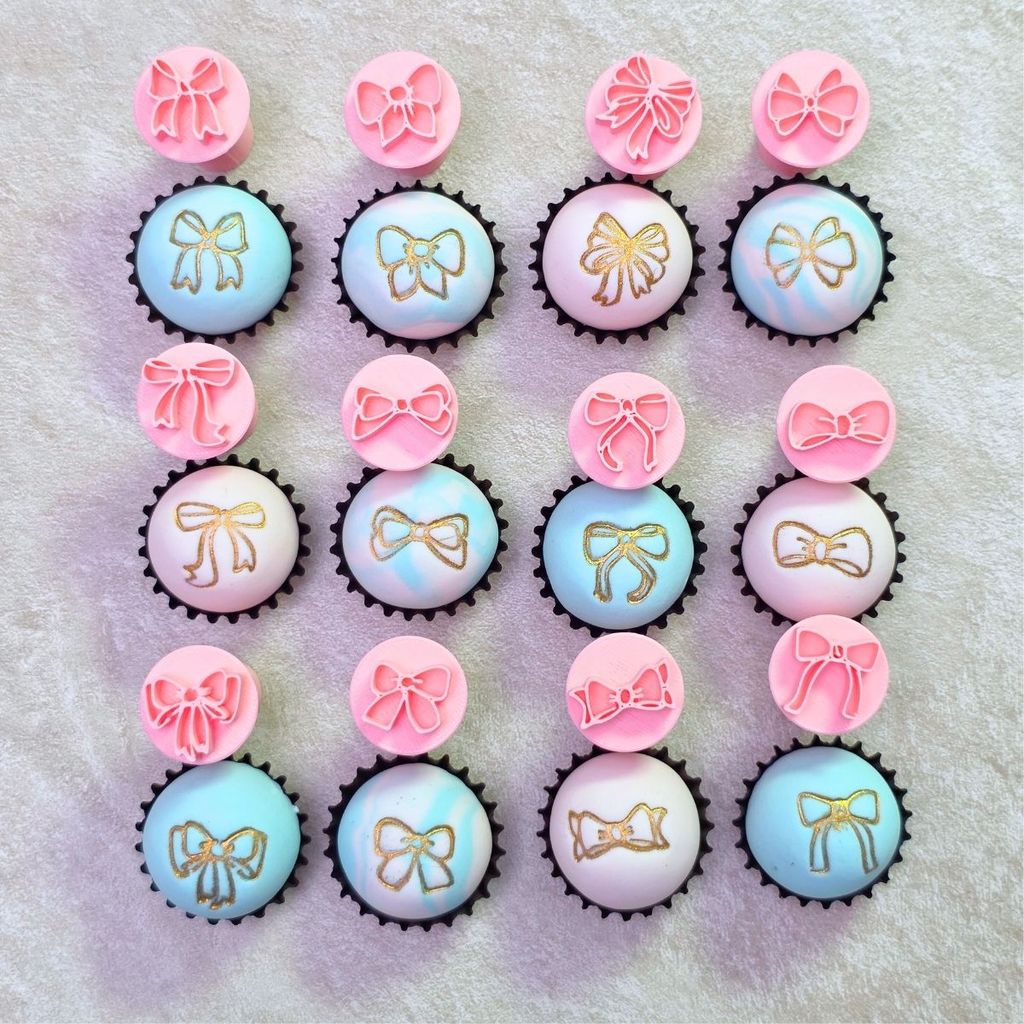 Kit Carimbos Para Doces Laços para brigadeiro, doce, docinho, massa e biscoito em Oferta na Shopee