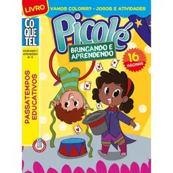 Livro Coquetel Brincando Aprendendo 12 | Passatempos Educativos