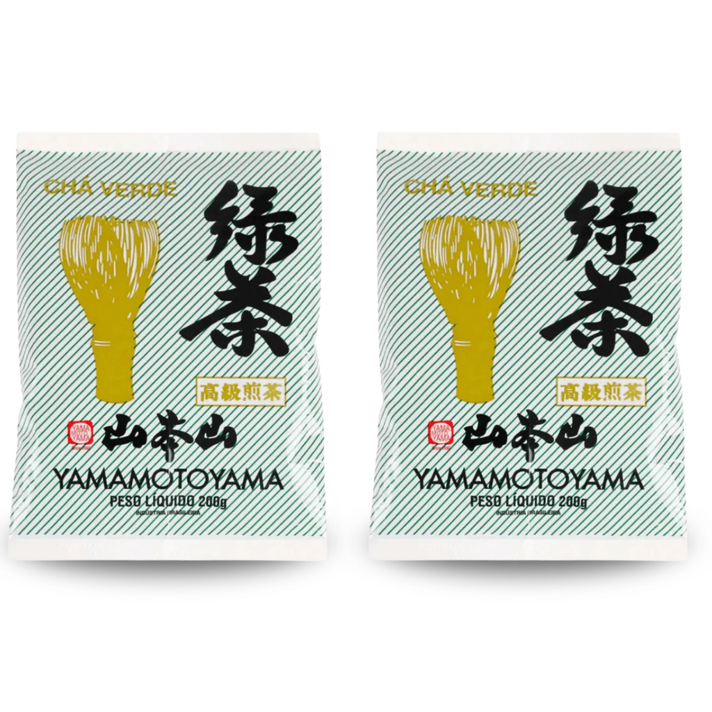 Chá Verde Yamamotoyama 200g x 2 Pacotes