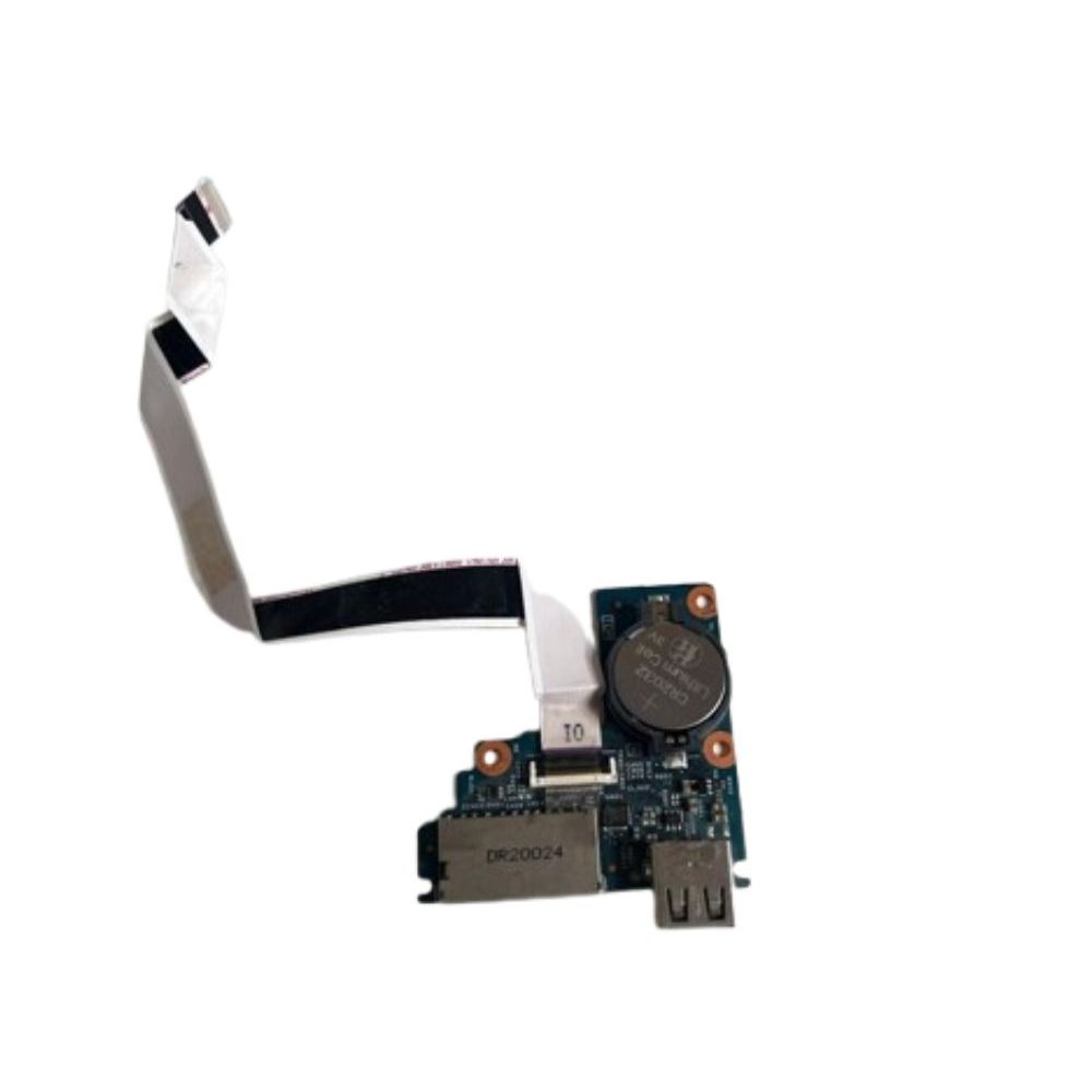Placa Usb Para Dell Latitude 3400 Completa (com Cabo Flat)