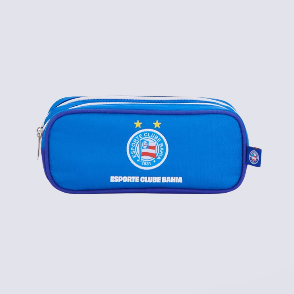 Estojo Bahia Duplo Azul e Vermelho