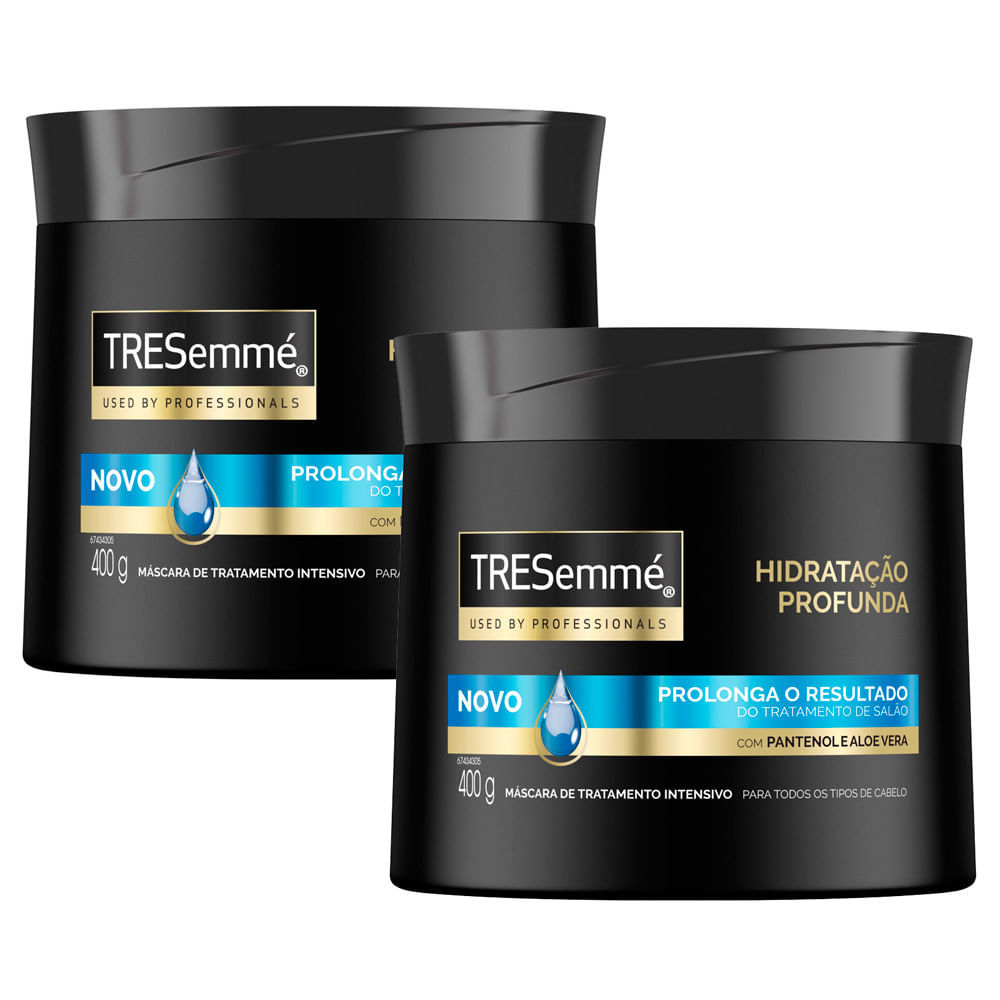 Kit 2 Máscara de Tratamento TRESemmé  Pro-Hidratação Ativa 400g