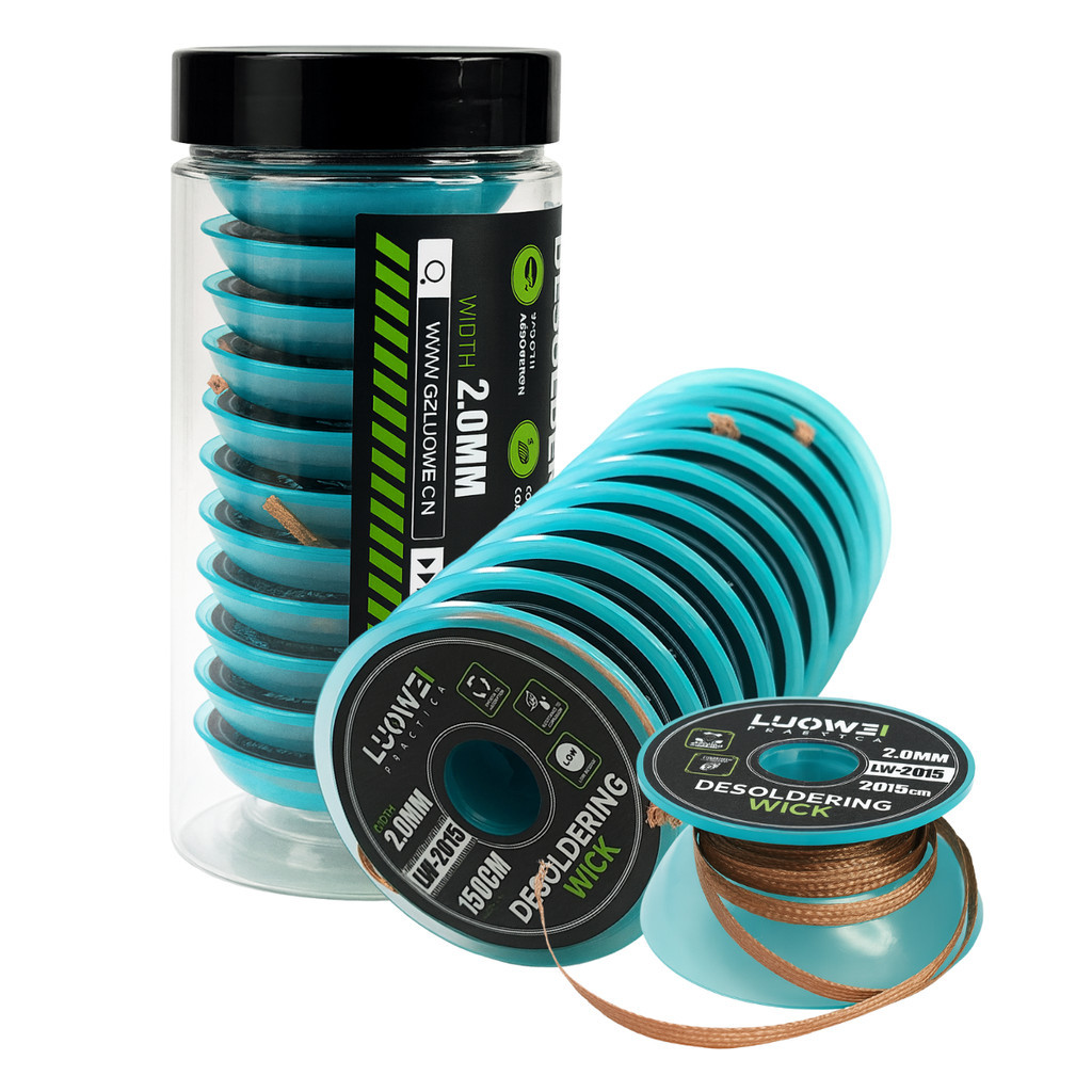 Kit 10 Malhas Dessoldadora Luowei LW-2015 2,0mm x 1,5m Cobre Trançado Retrabalho Solda SMD BGA PCB em Oferta na Shopee