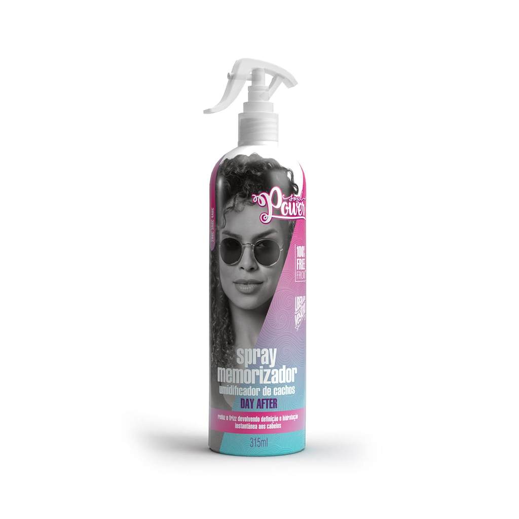 Spray Memorizador Day After Soul Power - Devolve a Definição dos Cachos e Hidrata - 315ml em Oferta na Shopee