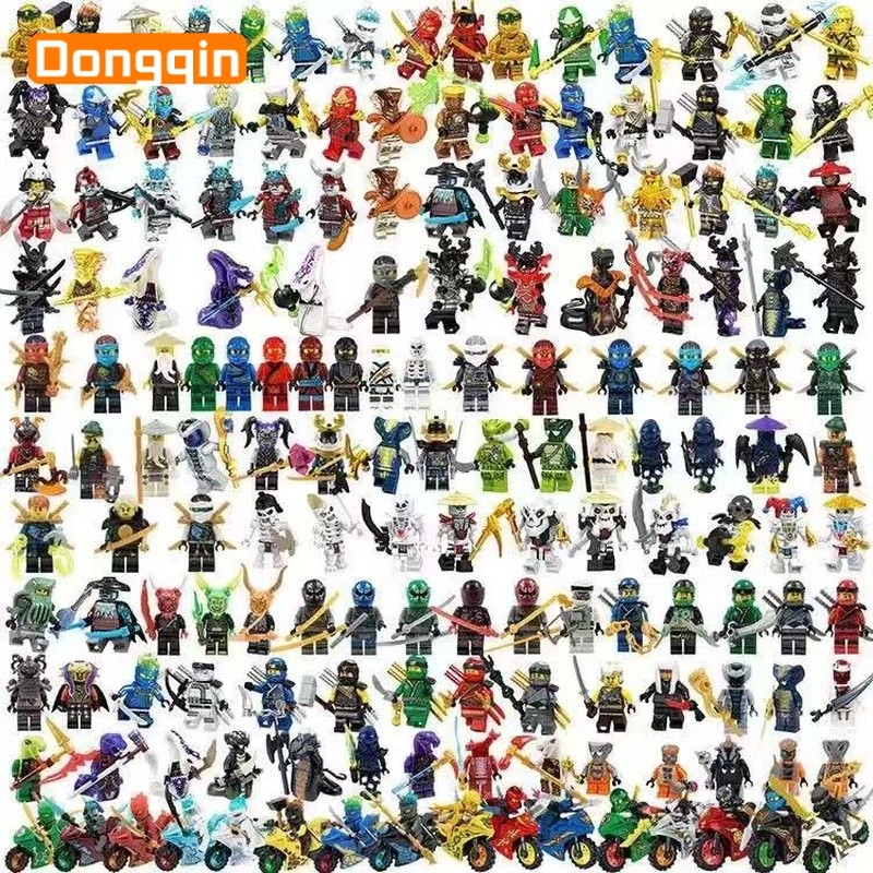 Mini bonecas, blocos de construção de montagem educacional infantil, presentes de aniversário（Estilos aleatórios）