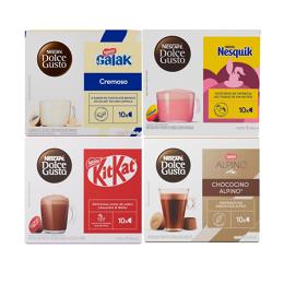 Kit Chocolates Dolce Gusto 40 cápsulas - KitKat, Alpino, Galak e Nesquik