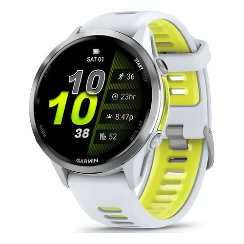 Relógio Smartwatch Garmin Forerunner 970 47mm Branco