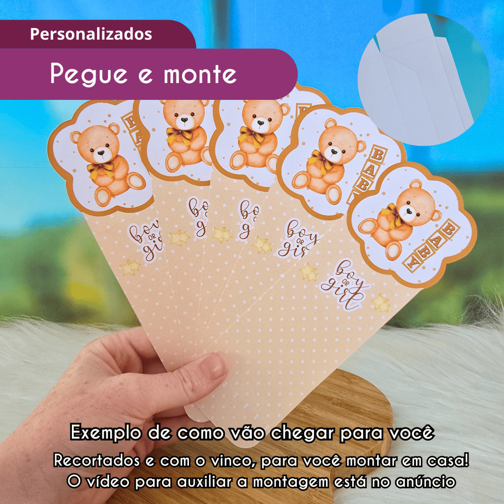 Kit Plaquinhas de mesa + Porta Bis duplo CAVALO ROSA menina Haras Conwtry Cowgirl - Centro de mesa Lembrancinha de festa