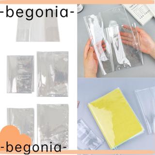 Capa De Livro BEGONIA , Protetora Impermeável Para Notebook A5/A6 Transparente Scrapbooking Em PVC em Oferta na Shopee