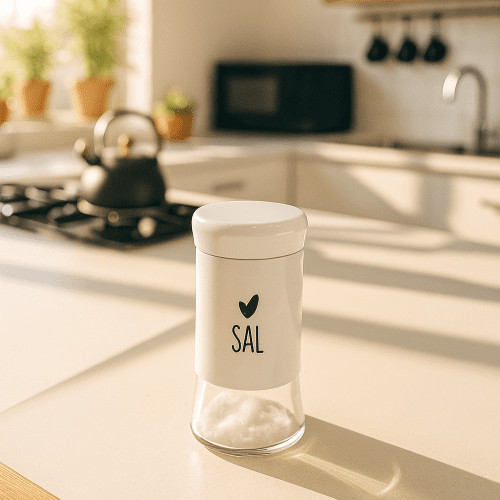 SALEIRO WHITE HEART em Oferta na Shopee