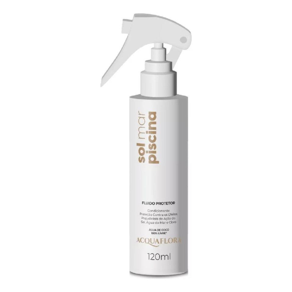 Fluído Protetor Sol Mar Piscina E Cloro Acquaflora 120ml