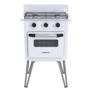 Fogão Portátil 2 Bocas Venax Gemini Vetrô Gas GLP Branco em Oferta na Shopee