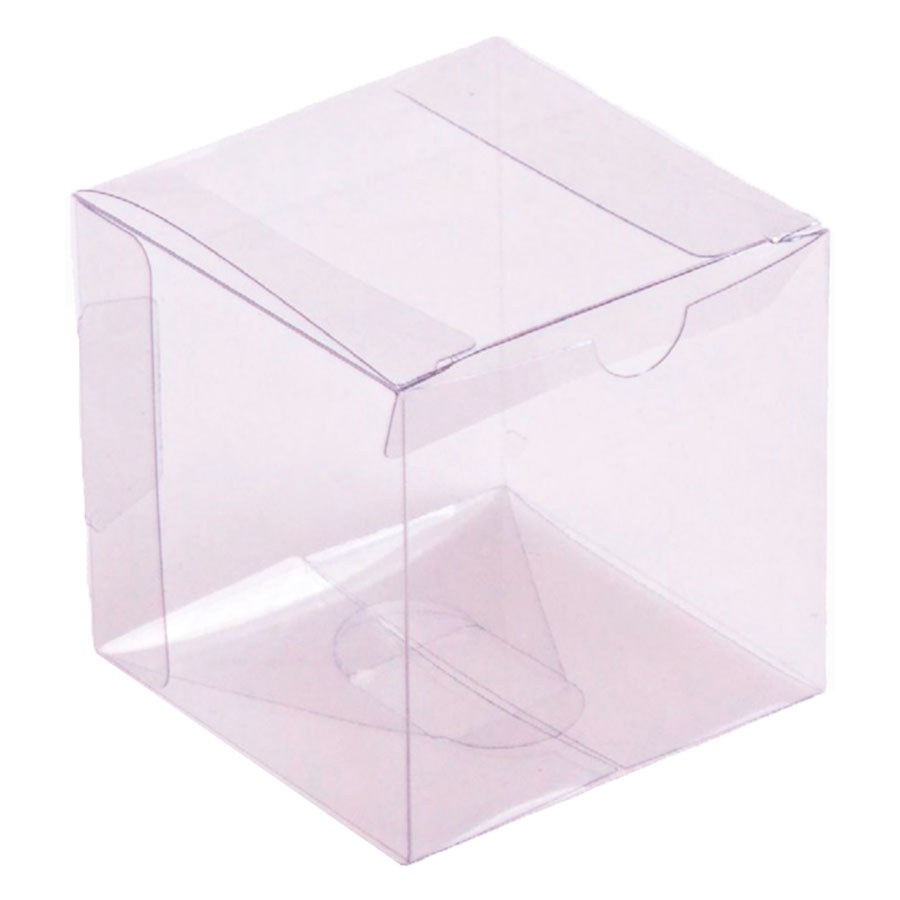 Caixa Cubo Transparente Nº 4 (10x10x10cm) - 10 unidades - Rizzo