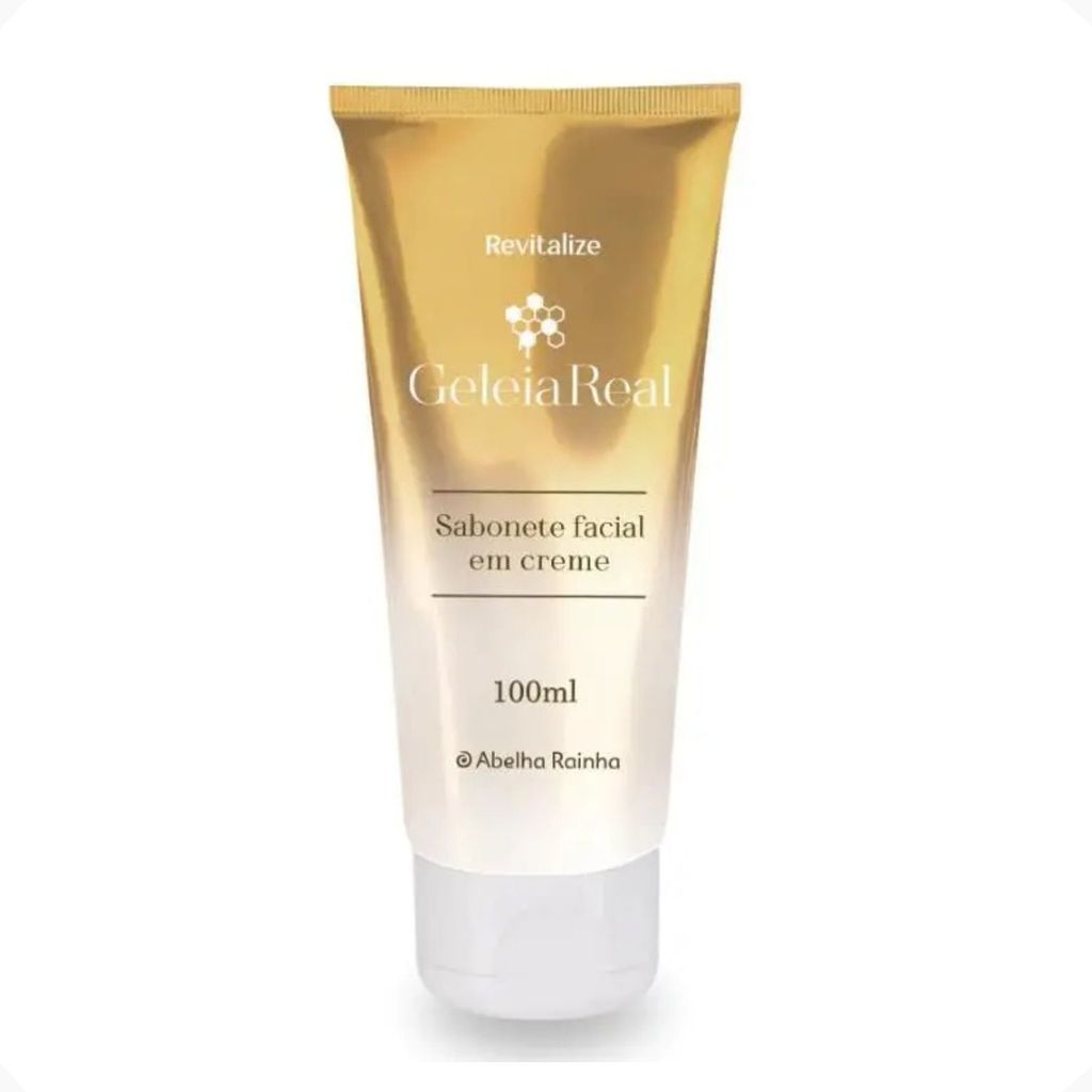 Sabonete Facial Em Creme Geleia Real Revitalize Abelha Rainha 100ml REF 2459