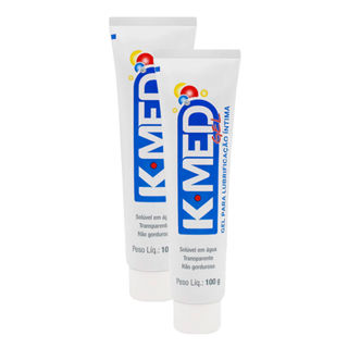 Kit 2 Gel Lubrificante Íntimo K-Med 100g em Oferta na Shopee