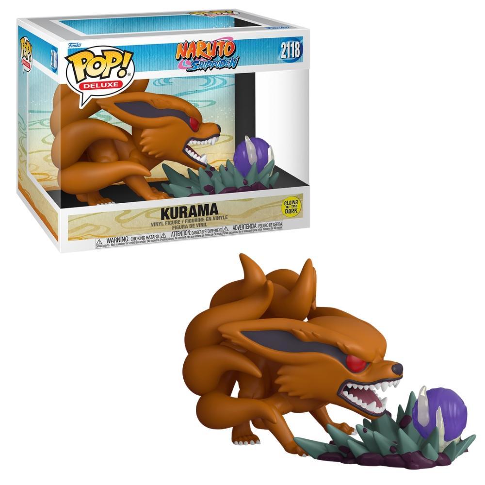 Boneco Funko Pop! Deluxe Naruto Shippuden - Kurama (Glow) em Oferta na Shopee